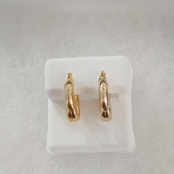 Elegant Gold Hoop Earrings - Picture 1 of 4
